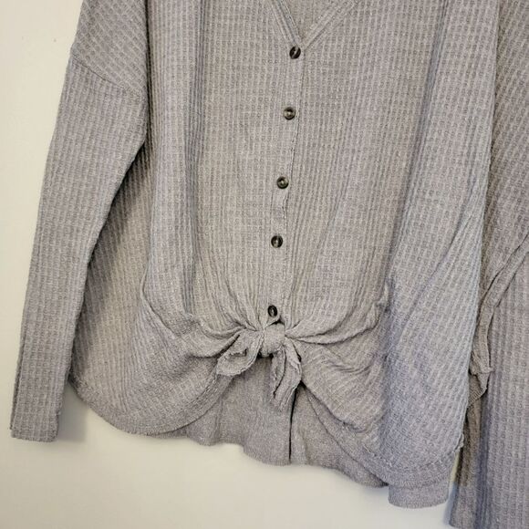 UO Waffle Thermal Top  - Picture 3 of 5